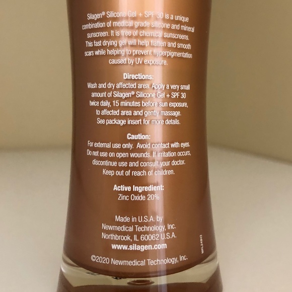 Silagen Silicone Scar Gel - SPF 30 - Picture 2 of 3
